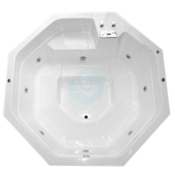 Tina de hidromasaje hong kong de 2.00 x 2.00 x 0.75 para 5 personas